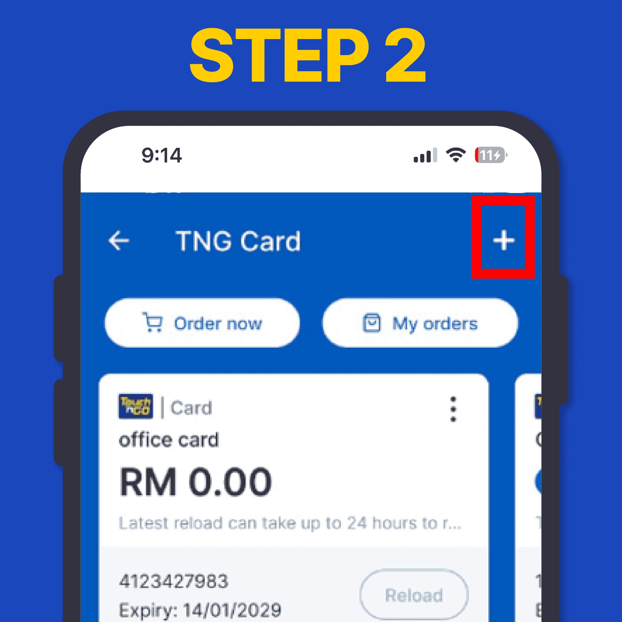 Step 2 - Link MyKad to TNG eWallet