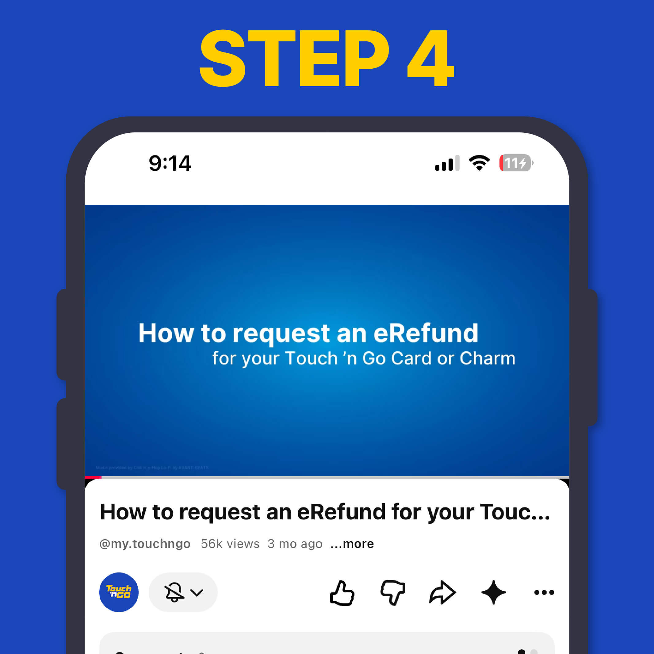 Step 4 - Complete the Refund Step